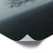 Solitärs-Soul im Nebel Poster (Ecke)