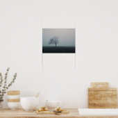 Solitärs-Soul im Nebel Poster (Küche)