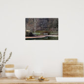 Solitary Bench Inspiration Poster (Küche)