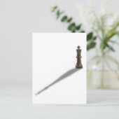 Solitary Black King Postkarte (Stehend Vorderseite)