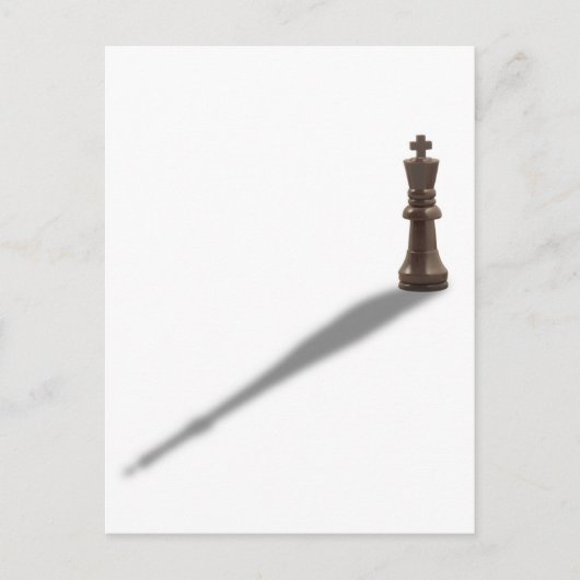 Solitary Black King Postkarte (Vorderseite)