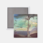 Solitary Cedar, 1907 Magnet (Vorderseite/Rückseite)