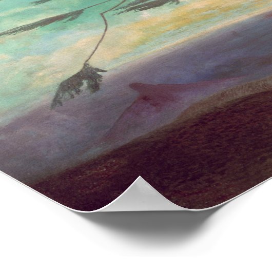 Solitary Cedar, 1907 Poster (Ecke)