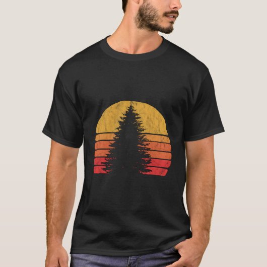 Solitary E Tree Sun Outdoor T-Shirt (Vorderseite)