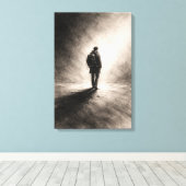 Solitary Journey Sketch Leinwanddruck (Insitu (Holzboden))