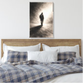 Solitary Journey Sketch Leinwanddruck (Insitu (Schlafzimmer))