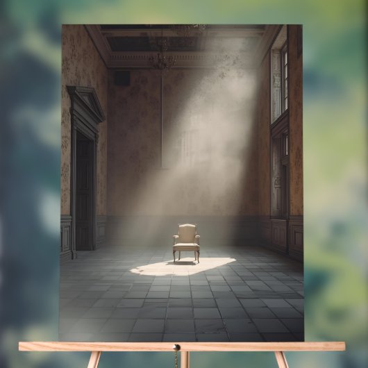 Solitary Light – Classical Interior Fine Art Print Acrylschild (Neutral)