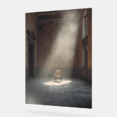 Solitary Light – Classical Interior Fine Art Print Acrylschild (Winkel)