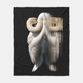 Solitary Swan Fleecedecke (Vorderseite)