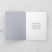 Solitary Swan for Birthday Karte (Innenseite)