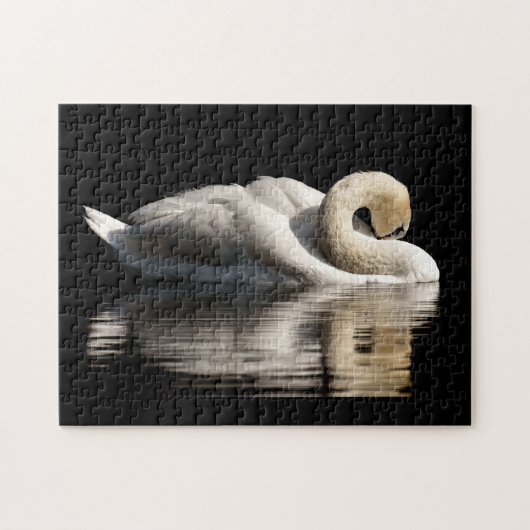 Solitary Swan Puzzle (Horizontal)