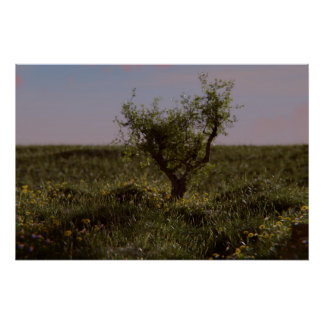 Solitary-Tree-Plakat Poster