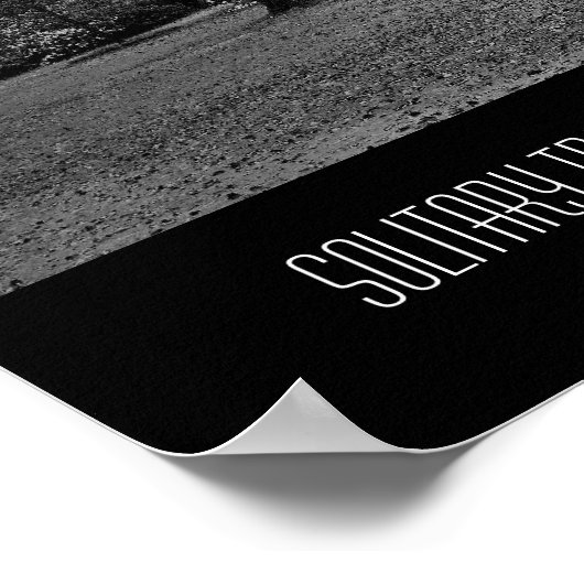 Solitary Tree Poster (Ecke)