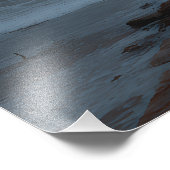 Solitary Walker Storm Cloud Gateway Fotodruck (Ecke)