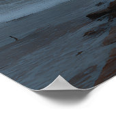 Solitary Walker Storm Cloud Gateway Poster (Ecke)