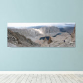Solitary Wiker, Mountains, Lake, Fine Art Leinwanddruck (Insitu (Holzboden))