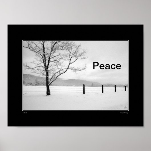 Solitude Card - Frieden Poster (Vorne)