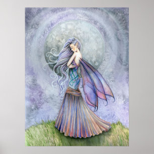 Solitude Fairy Poster Print von Molly Harrison