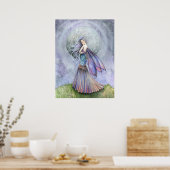 Solitude Fairy Poster Print von Molly Harrison (Küche)