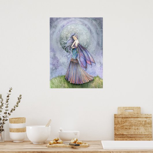 Solitude Fairy Poster Print von Molly Harrison (Küche)