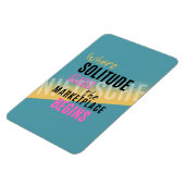 Solitude Introspection Introvertierte Nietzsche Zi Magnet (Linke Seite)