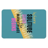Solitude Introspection Introvertierte Nietzsche Zi Magnet (Horizontal)