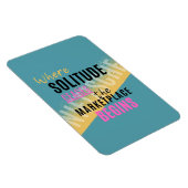 Solitude Introspection Introvertierte Nietzsche Zi Magnet (Rechte Seite)
