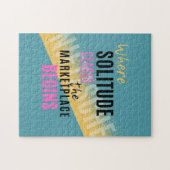 Solitude Introspection Introvertierte Nietzsche Zi Puzzle (Horizontal)