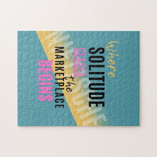 Solitude Introspection Introvertierte Nietzsche Zi Puzzle (Horizontal)