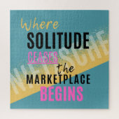 Solitude Introspection Introvertierte Nietzsche Zi Puzzle (Vertikal)