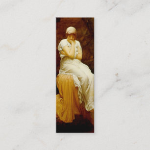 Solitude Lesezeichen von Frederick Lord Leighton Mini Visitenkarte