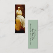 Solitude Lesezeichen von Frederick Lord Leighton Mini Visitenkarte (Vorne/Hinten)