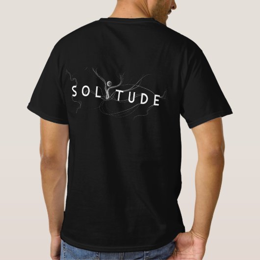 SOLITUDE | Melancholy x Typografie T-Shirt (Rückseite)