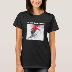 Solitude Mountain Utah Skifahren Skifahrer Ski Sou T-Shirt