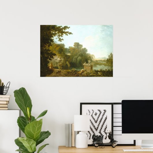 Solitude - Richard Wilson, British Fine Art Poster (Heimbüro)