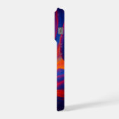 Solitude Under the Sun Vibrant Abstract iPhone Hülle (Linke Seite)