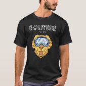 Solitude Utah - Funny Dog Ski Googles T-Shirt (Vorderseite)