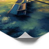 Solitudes Haven: Ein Kabinentraining Poster (Ecke)