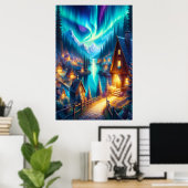 Solitudes Haven: Ein Kabinentraining Poster (Heimbüro)