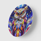 Solitudes Sanctuary Ein Keramik Weg zum Nachdenken Runde Wanduhr (Winkel)