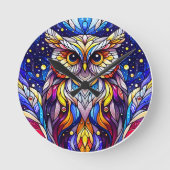 Solitudes Sanctuary Ein Keramik Weg zum Nachdenken Runde Wanduhr (Vorderseite)