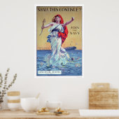 Soll das weitergehen? Mitglied der Marine (US02287 Poster (Küche)
