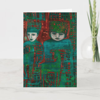 Soll die Grußkarte Meek Feiertagskarte