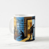 Soll ich bleiben oder soll ich gehen Devotion Mug Kaffeetasse (Vorderseite Links)