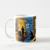 Soll ich bleiben oder soll ich gehen Devotion Mug Kaffeetasse (Links)