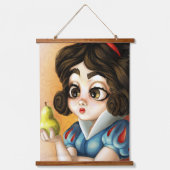 Soll ich zu Birnen wechseln? Wandteppich Mit Holzrahmen (Vorderseite)