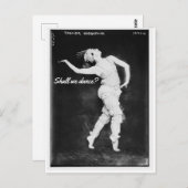 Sollen wir tanzen? Postkarte (Vorne/Hinten)