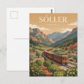 Sóller-Bahn Spanien Postkarte (Vorne/Hinten)