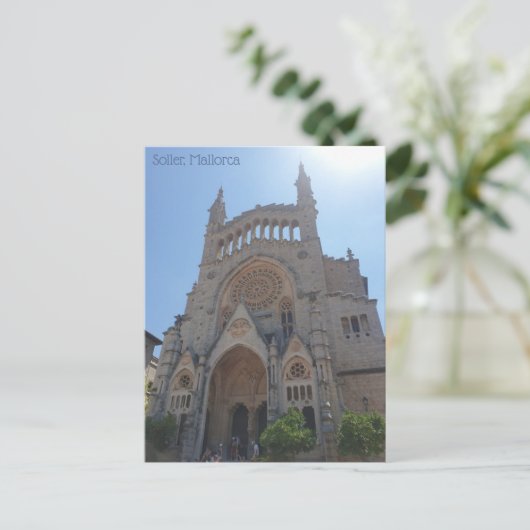Soller, Mallorca Postkarte (Stehend Vorderseite)