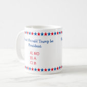 Sollte Donald Trump Präsident werden, sollte er po Kaffeetasse (Vorderseite Links)